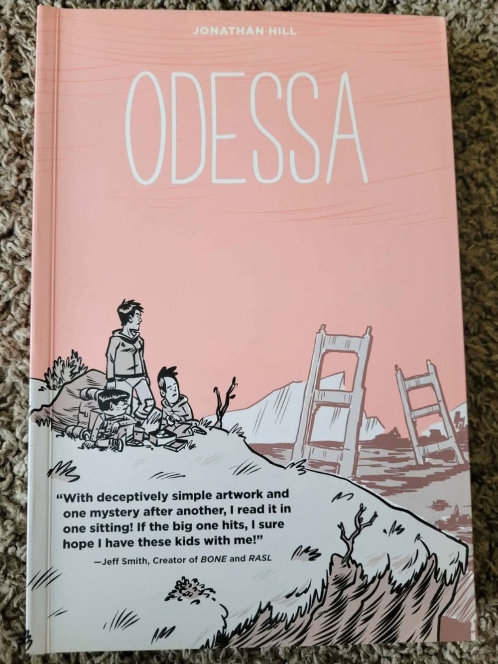 Odessa Hardcover Graphic Novel – Pink and White Cover